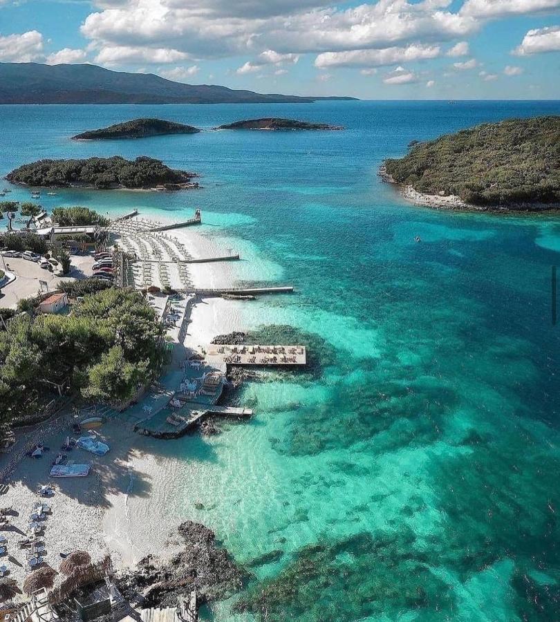 Vila Balani Ksamil Bagian luar foto