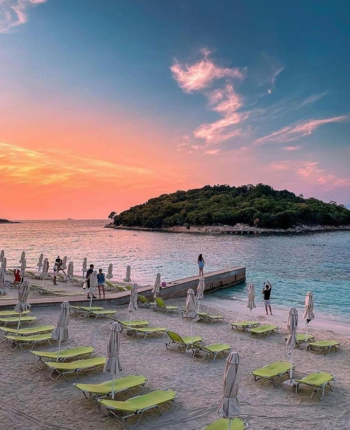 Vila Balani Ksamil Bagian luar foto